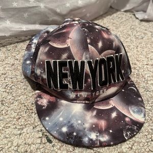 T&T New York NY outer Space Galaxy stars design Snapback Hat